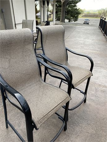 High Top Patio Chairs (2)