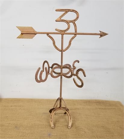 32" Horse Shoe Weather Vane