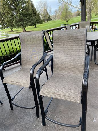 High Top Patio Chairs (2)