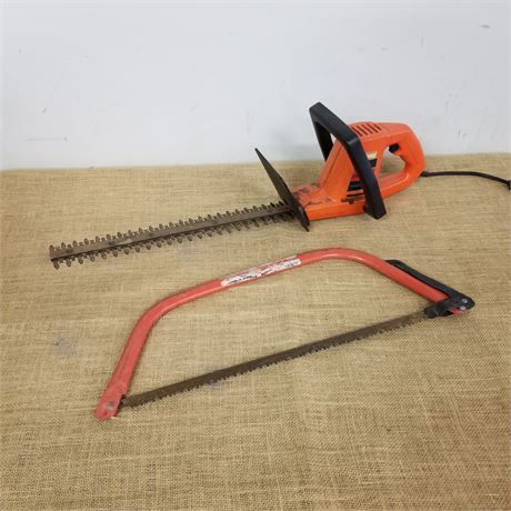 Plug-in Hedge Trimmer & Limb Saw