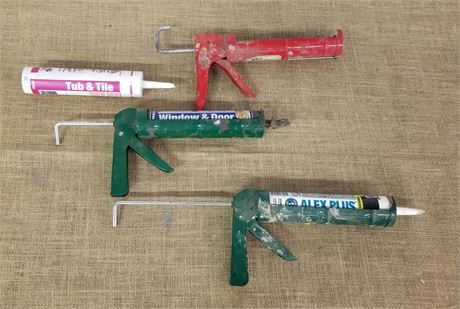 Caulking Gun W/ Product