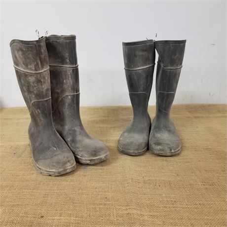 Rubber Boots - Sz 6 & 8