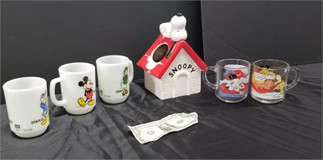 Collectible Snoopy, Disney, Garfield Items