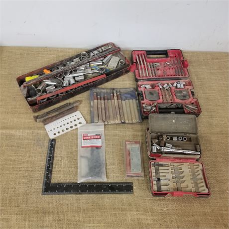 Assorted Sockets & Tools