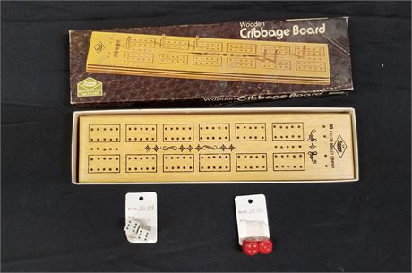 Cribbage Board & Dice