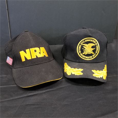 Pair of NRA Caps