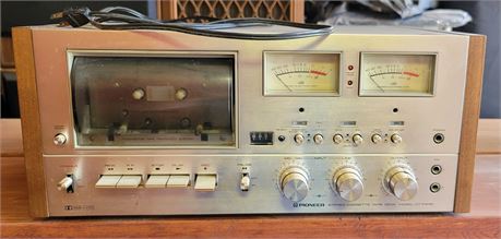 Vintage Pioneer Stereo Cassette Tape Deck
