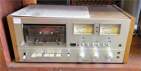 Vintage Pioneer Stereo Cassette Tape Deck