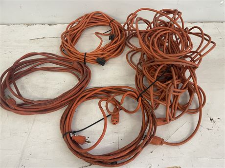 4 Extension Cords 100' and Shorter