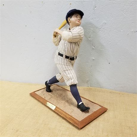 Collectible Babe Ruth Stuffed Figurine