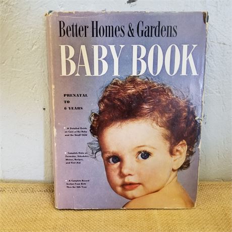 Vintage 1940's Baby Book