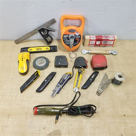Assorted Contractor's Tools