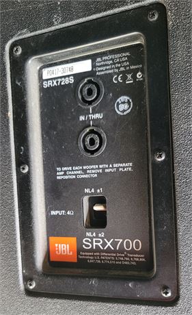Professional JBL SRX700 4' WOOFERS (2)