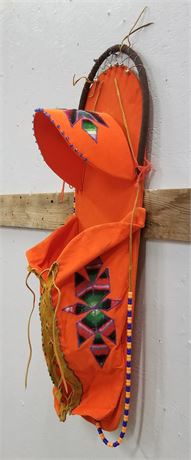 Native American Cradle Board (orange)