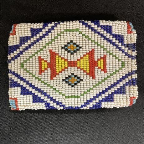 Native American Beaded Belt Buckle