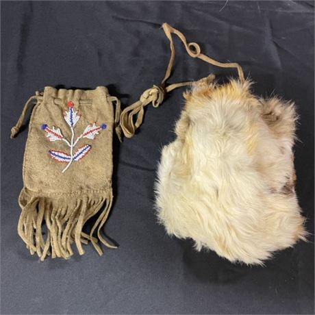 Native American Beaded Pouches - 2