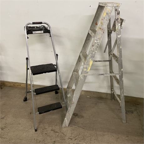 Pair of Painter's Ladders - 4ft & 5ft