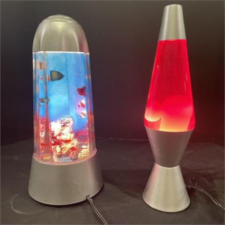 Classic Lava Lamp & Aquarium Lamp - 14" Tall