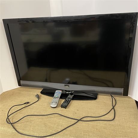 42" Visio Flat Screen TV w/ Remotes & HDMI Cord