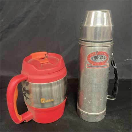 Stainless Steel Quart Thermos & 52oz. Bubba