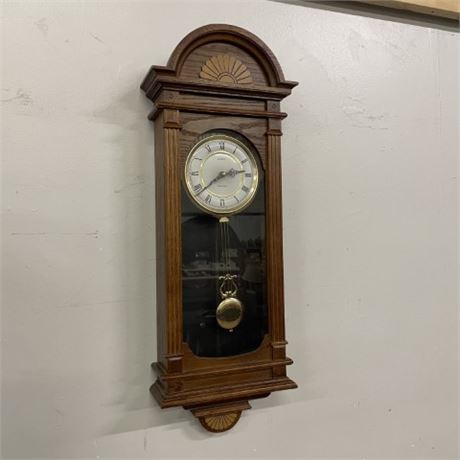 Linden Westminster Wall Clock - Chimes on the Hour - 12x36