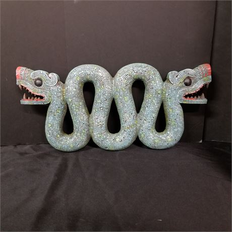 New Tialoc Snake God Wall Hanger Pair