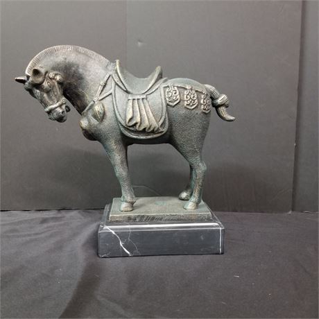 Metal/Bronze? Ancient Tang Horse Sculpture/Figure