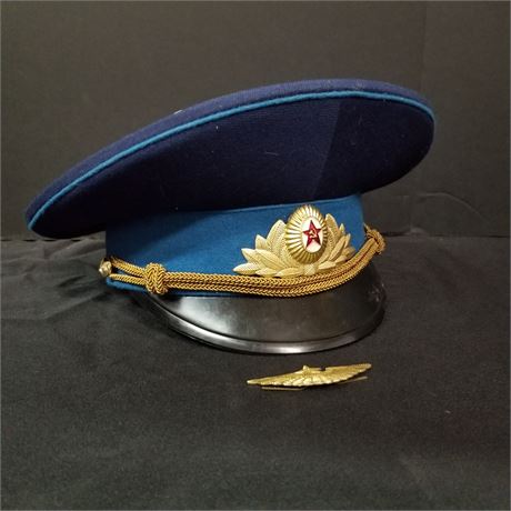 Vintage Soviet Air Force Cap