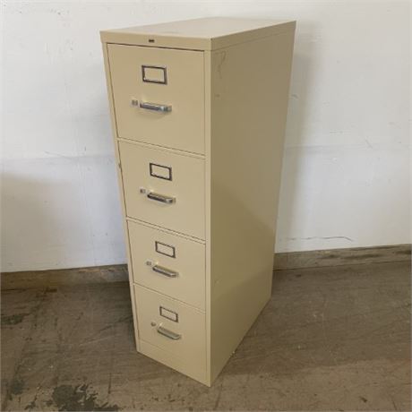 4 Drawer Metal File Cabinet - 15x25x52