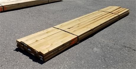 (Bunk #25) 2x4x12' Lumber - 21pcs.