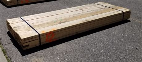 (Bunk #12) 2x4x8' Lumber - 50pcs.