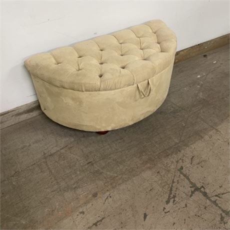 Tufted Storage Bench  - 37x17x18