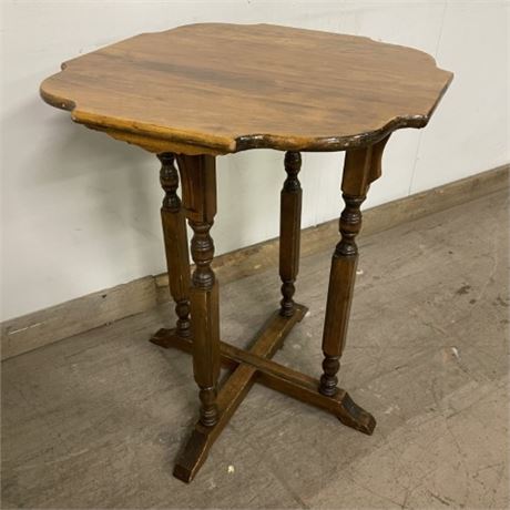 Vintage Accent Table - 24x24x29