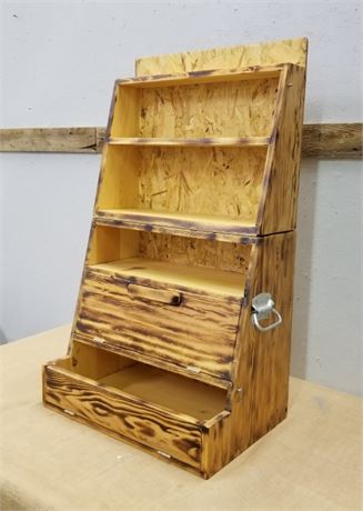 Folding Display Case/Shelving Unit - 23x16x40