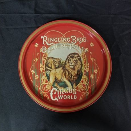 Vintage Ringling Bros. Metal Tray