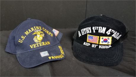 Collectible Marine & Korea Caps