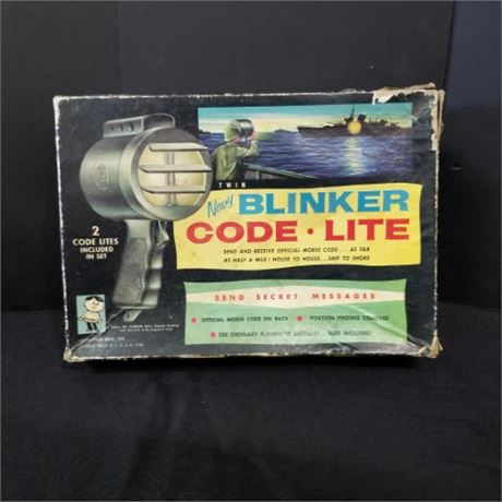 Vintage Navy Blinker Code Lite Toy