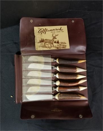 Vintage "The Monarch" Steak Knife Set