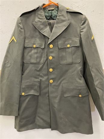 US Army Dress Uniform w/ Belt - 39L w/ 33x36 Trousers