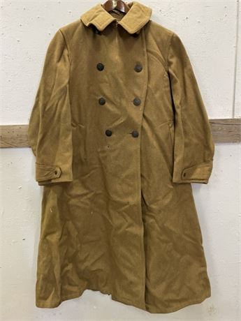 WWI Wool Army Great Coat