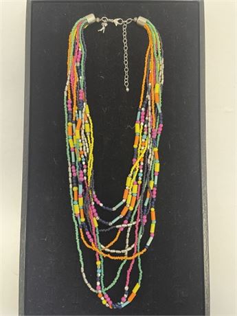 Multi Strand Beaded Necklace