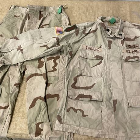 Army Desert Camo Shirt & Pants