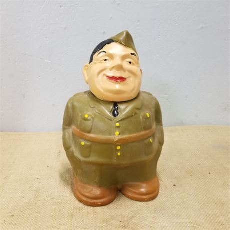 Vintage Soldier Cookie Jar