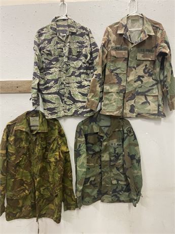 4 Army Camo Shirts/Smock