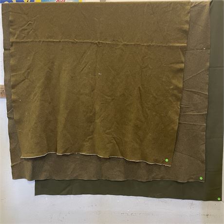 3 USA Military Blankets - 51x68, 60x76, 56x76