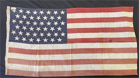 18"x32" 45 Star Flag of the USA - Printed, not Sewn