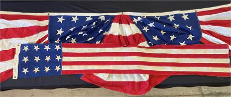 Patriotic Bunting - 12' Long & 1'x6' Drop