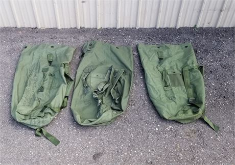 Military Duffel Bag Trio