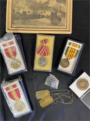 USA Military Medals/Ribbons/Dog Tags