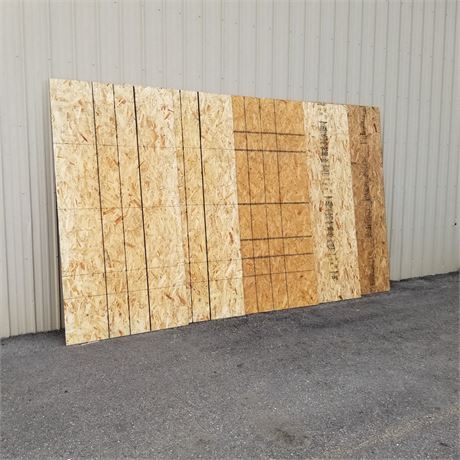 5 Sheets of OSB - 4x8x1/2